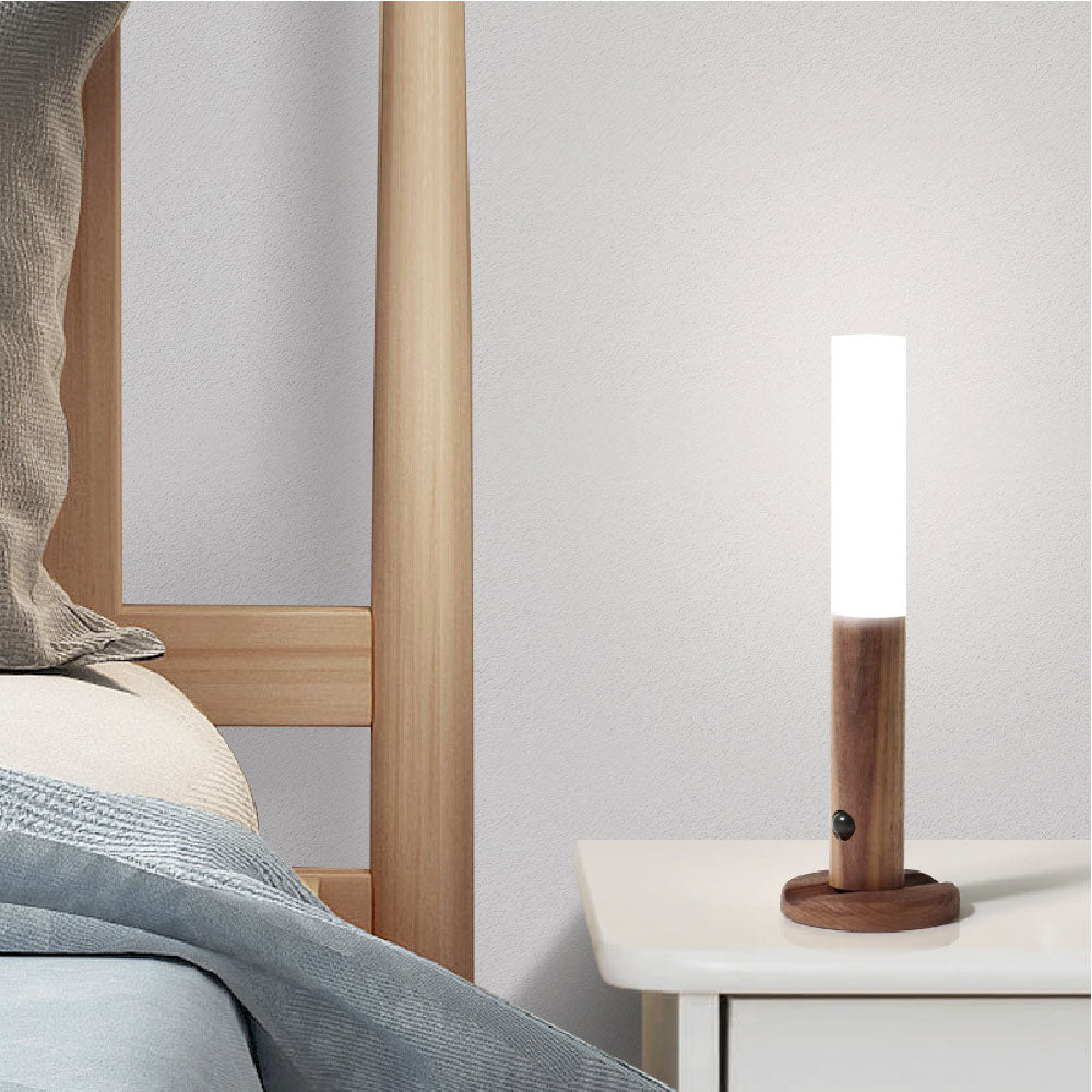 LED Wood Wireless Night Light